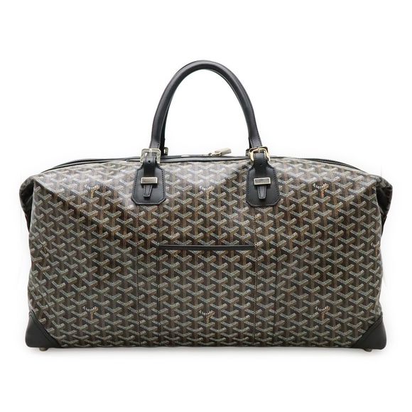 Goyard Bowling 55 Boeing 55 Boston Bag Travel Bag Travel Bag Herringbone - Picture 1 of 8